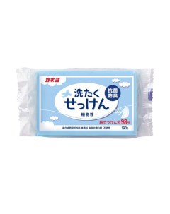 98 жирных кислот Хозяйственное мыло для удаления стойких пятен с одежды 190 г Kaneyo