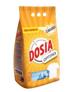 Порошок стиральный Optima Альпийская свежесть 8 кг Dosia