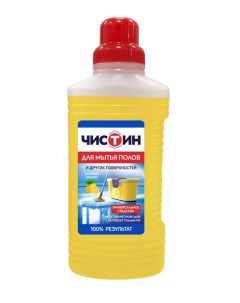 Средство для мытья пола Сочный лимон антибактериальный эффект 1 л Чистин