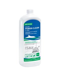 Средство для мытья производственных полов Power Clean Plus 1 л Dolphin