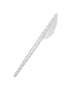 Ножи одноразовые белые 165 мм 500 шт Мистерия