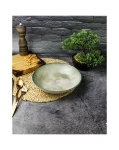 Тарелка глубокая Stoneware Selene 23 см каменная керамика Porland