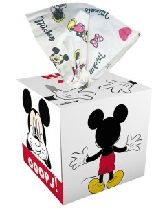 Салфетки в коробке вытяжные Микки Маус Ooops с рисунком 3 х слойные 56 шт World cart