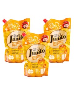 Концентрированный гель Juicy Lemon для посуды и детских принадлежностей 800 мл 3 шт Jundo