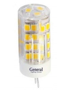 Лампа светодиодная GENERAL G4 5W 4500K арт 612971 5 шт Nobrand