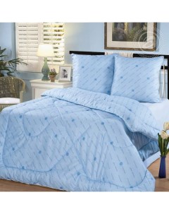 Одеяло 52 Люкс 2044 силикон волокно 200 бязь 1 5 спальное Арт-дизайн
