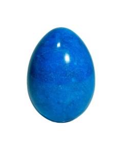 Сувенир из натурального камня Оникс Яйцо 7х5 см голубое T&z_mineral