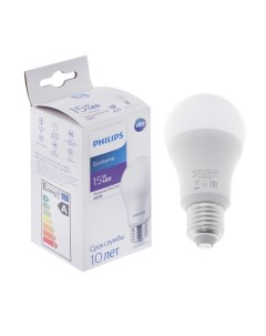 Лампа светодиодная Ecohome Bulb 840 E27 15 Вт 4000 К 500 Лм груша Philips