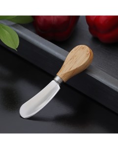 Нож для сыра Ломоть ручка из гевеи 12 3x3 см Доляна