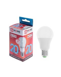Лампа светодиодная IN HOME LED A60 VC Е27 20 Вт 230 В 4000 К 1900 Лм Nobrand