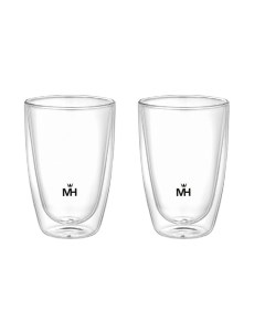Набор стаканов с двойными стенками 2шт боросиликатное стекло 300мл MC 6487 Mercuryhaus
