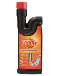 Гранулированное средство для устранения засоров 500 г Udalix