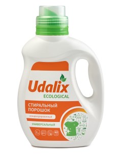 Экологичный гипоаллергенный стиральный порошок Универсальный 1 кг Udalix