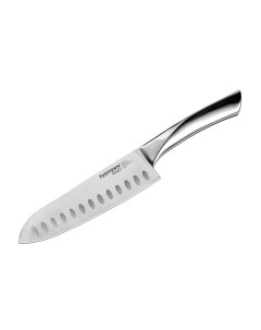 Кухонный нож Сантоку 18 см клинок сталь AUS 8 Tuotown