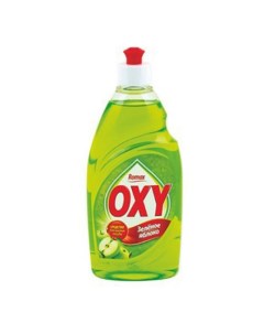 Бальзам Oxy Зеленое яблоко для мытья посуды 450 мл Romax