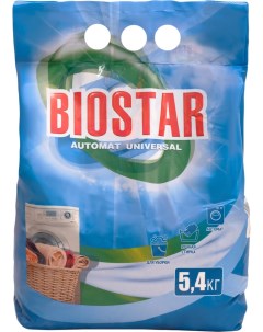 Порошок для стирки Biostar автомат 5 4 кг Laundry time