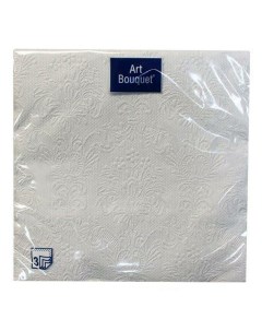 Салфетки бумажные Барокко трехслойные сервировочные 33 х 33 см 16 шт Art bouquet