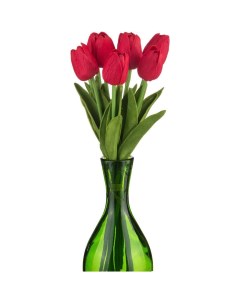 Набор из 9 штук Цветы искусственные Тюльпан 33 см Lefard