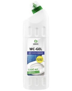 Средство для чистки сантехники wc gel 1 л Grass
