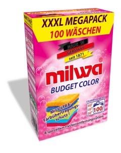 Порошок для стирки цветного белья Budget Color 7 5 кг Milwa