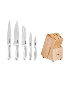 Набор кухонных ножей из нержавеющей стали 6 предметов Tefal