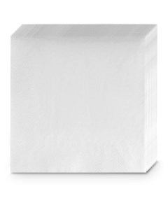 Салфетки бумажные трехслойные белые 33 х 33 см Rrc