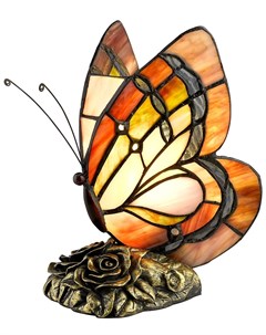 Интерьерная настольная лампа с бабочками разноцветная 805 824 01 Velante