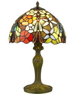 Интерьерная настольная лампа с цветами разноцветная 885 804 01 Velante