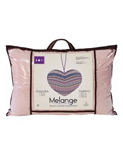 Подушка Melange 70 x 70 см полиэстер розовый Мягкий сон