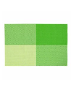 Салфетка Клетка 30 x 45 см ПВХ салатовый зеленый Remiling