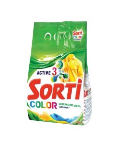 Стиральный порошок Color Active 3 для цветного белья 2 4 кг Sorti