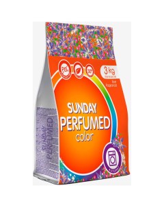 Стиральный порошок автомат 3кг Sunday для цветного парфюмированный 87048 Сонца
