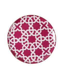 Тарелка для пиццы Morocco d 20 см цвет фуксия Porland