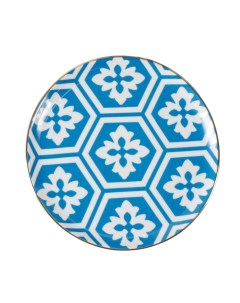 Тарелка для пиццы Morocco d 20 см цвет голубой Porland