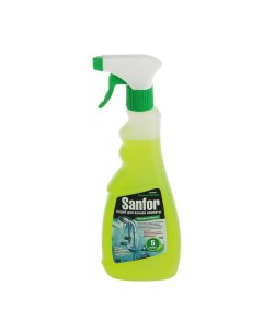 Средство для чистки ванной комнаты Зеленый цитрус спрей 500 мл Sanfor