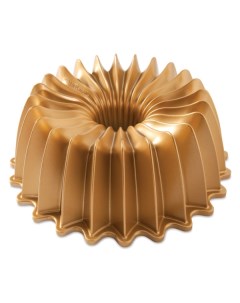 Форма для выпечки 3D Блеск 2 5л золотая Nordic ware