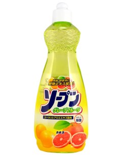 Средство для мытья посуды овощей и фруктов грейпфрут 600 мл Kaneyo