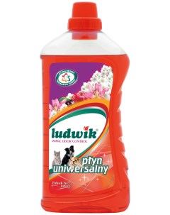 Универсальное чистящее средство с функцией поглощения запахов домашних животных 1 л Ludwik