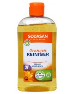 Универсальное чистящее средство концентрат антижир апельсин 500 мл Sodasan