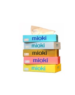 Салфетки бумажные MIOKI Однотонные 150 шт х 5 уп Marabu(mioki)
