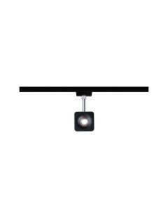Светодиодный светильник Cube URail 8Вт 230В Черный матовый Хром Металл Пластик Ди Paulmann