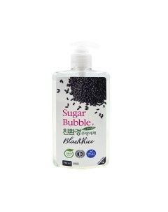 Экологичное средство для мытья посуды черный рис 940 мл Sugar bubble