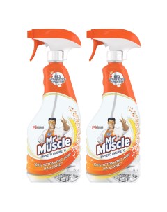 Комплект Чистящее средство для кухни Mr Muscle Ничего Лишнего 500 мл спрей х 2 шт Мистер мускул