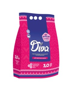 Стиральный порошок для цветного белья универсальный 3 кг Diva