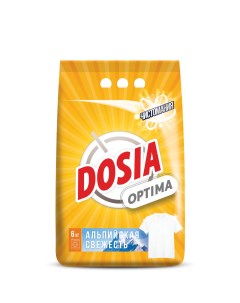 Порошок optima для машинной стирки альпийская свежесть 6 кг Dosia