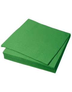Бумажные салфетки трехслойные зеленые 24 24 см 250 штук H-line