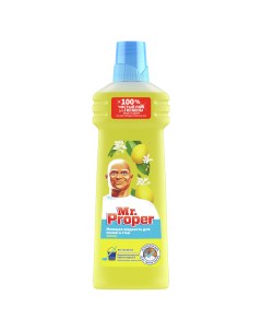 Универсальное чистящее средство для мытья полов лимон 750 мл Mr.proper