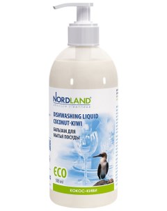 Средство для мытья посуды Nordlan кокос киви 500 мл Nordland