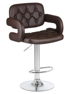 Барный стул Tiesto D LM 3460 brown хром коричневый Империя стульев