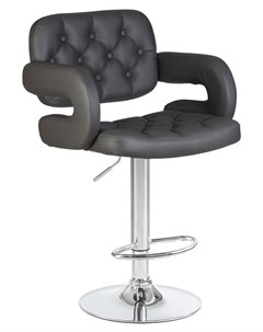 Барный стул Tiesto D LM 3460 grey хром серый Империя стульев